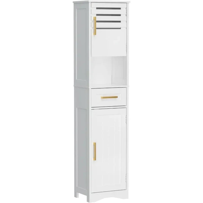 Modern, Farmhouse Arched Cabinet w/ Glass Doors, Auto Sensor Light ,Adjustable Shelf